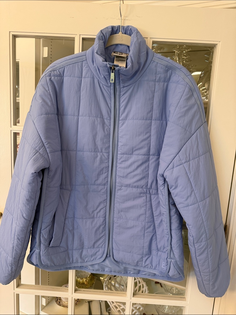 Avalanche Light Blue Quilted Puffer Jacket